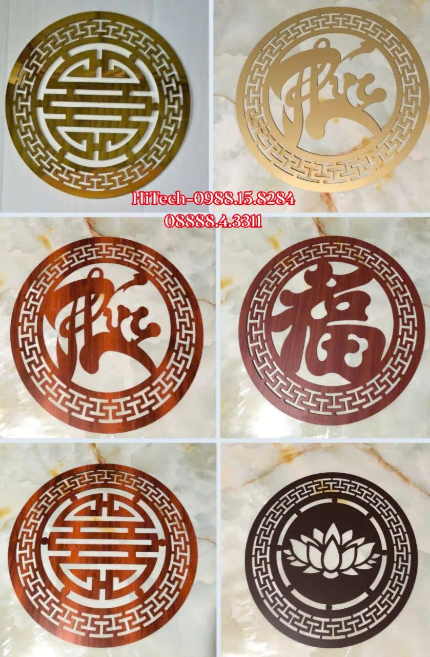 Chữ Thọ, Chữ Phúc và Hoa Sen